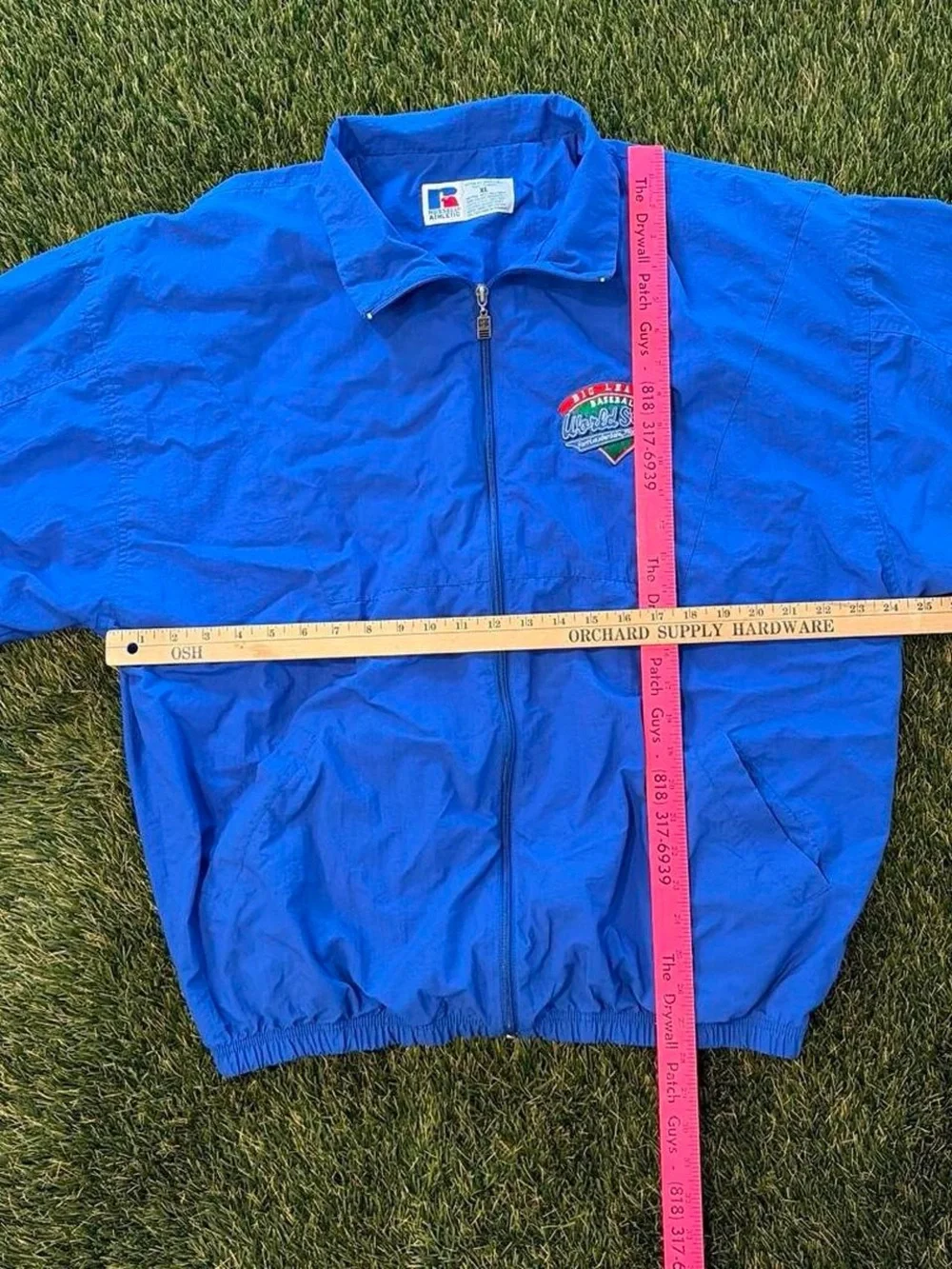 Russell Athletic XL Big League Baseball World Series Windbreaker Jacket